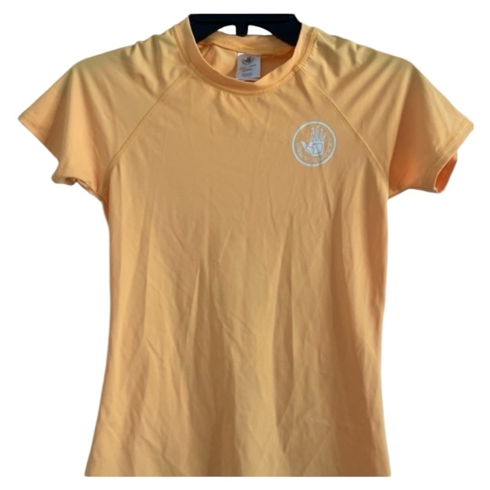 BODY GLOVE‎ Unisex Orange Rash Guard Shirt-Size XS